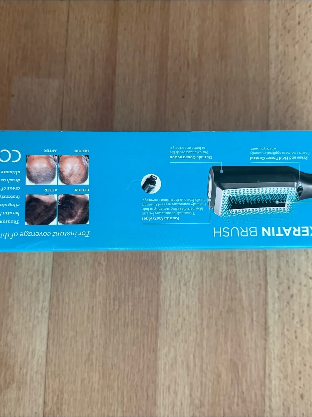Keratin Hair Brush Volumizing Brush Light Brown